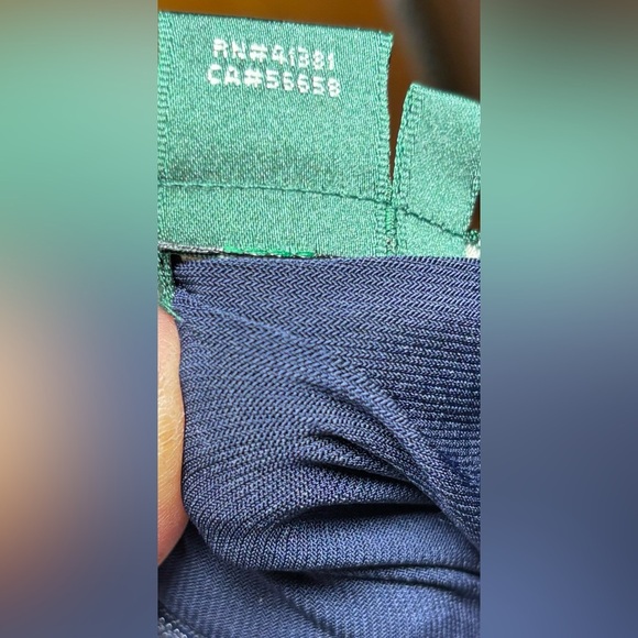 Lauren Ralph Lauren Navy Sequin Waist Evening Gown Dress Size 18 NWT - Picture 7 of 11